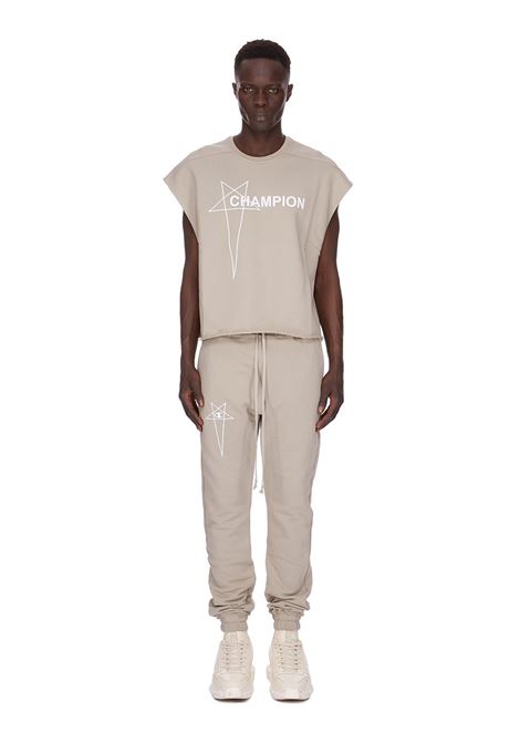 micro tatlin t shirt man pearl RICK OWENS X CHAMPION | CM01E1668 CHJG08